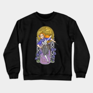 The Sword Maiden Art Nouveau Crewneck Sweatshirt